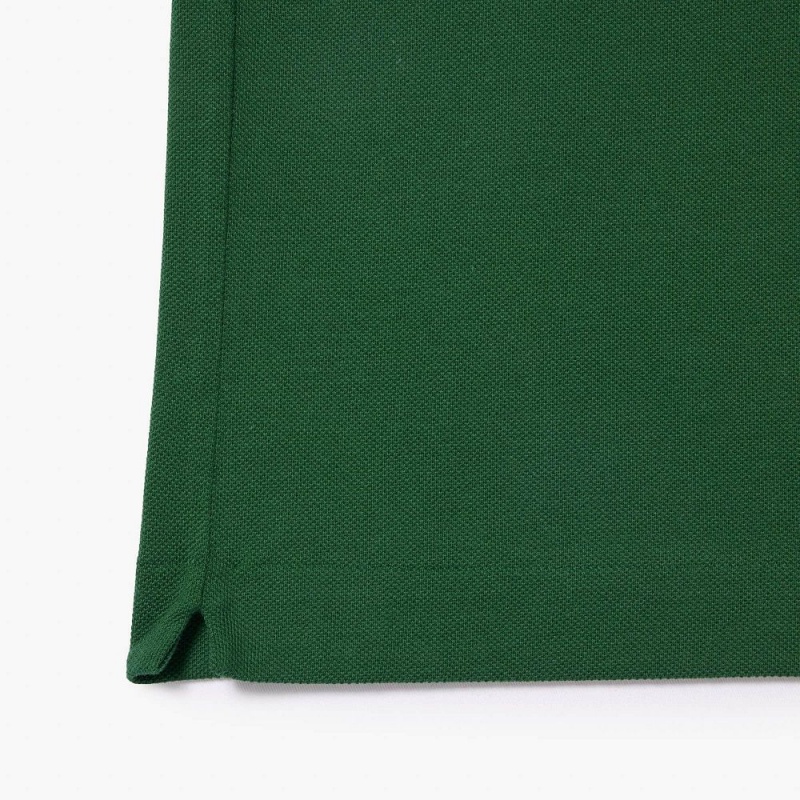 Men's Lacoste Original L.12.12 Petit Piqué Cotton Polo Shirts Pine green | DSK268095