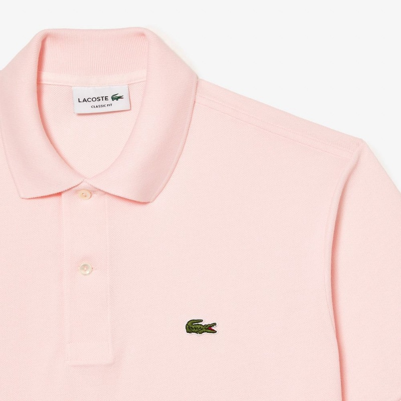 Men's Lacoste Original L.12.12 Petit Piqué Cotton Polo Shirts Light Pink | LSJ321849