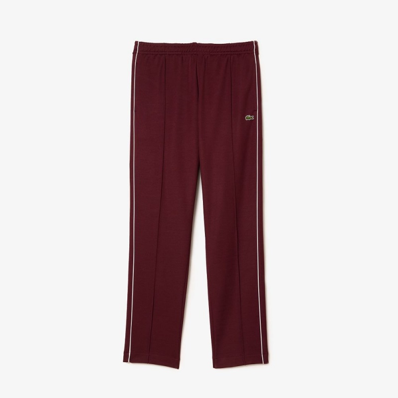 Men's Lacoste Paris Sweatpants Bordeaux | QWV142693