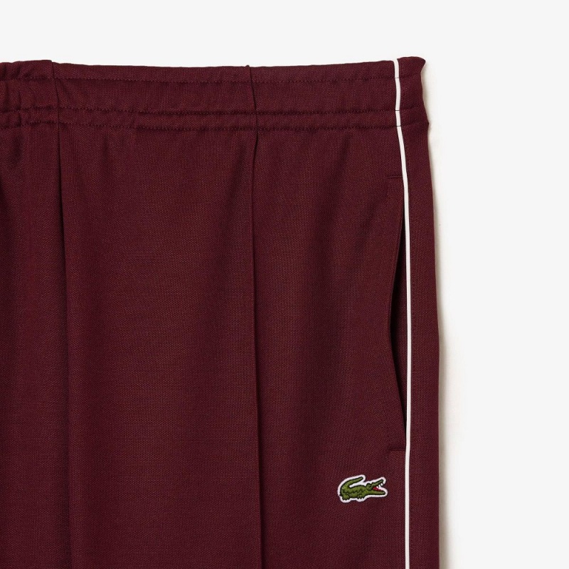 Men's Lacoste Paris Sweatpants Bordeaux | QWV142693