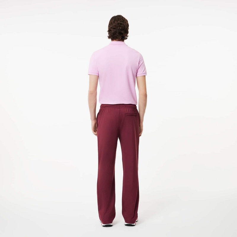 Men's Lacoste Paris Sweatpants Bordeaux | GFA632490