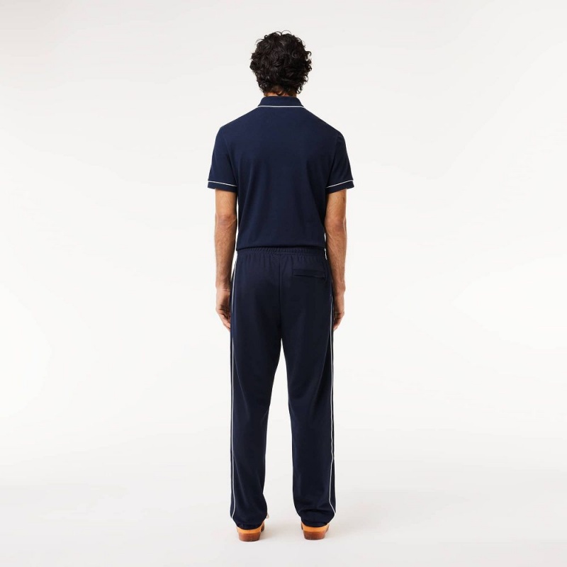 Men's Lacoste Paris Sweatpants Navy Blue | MPY619584