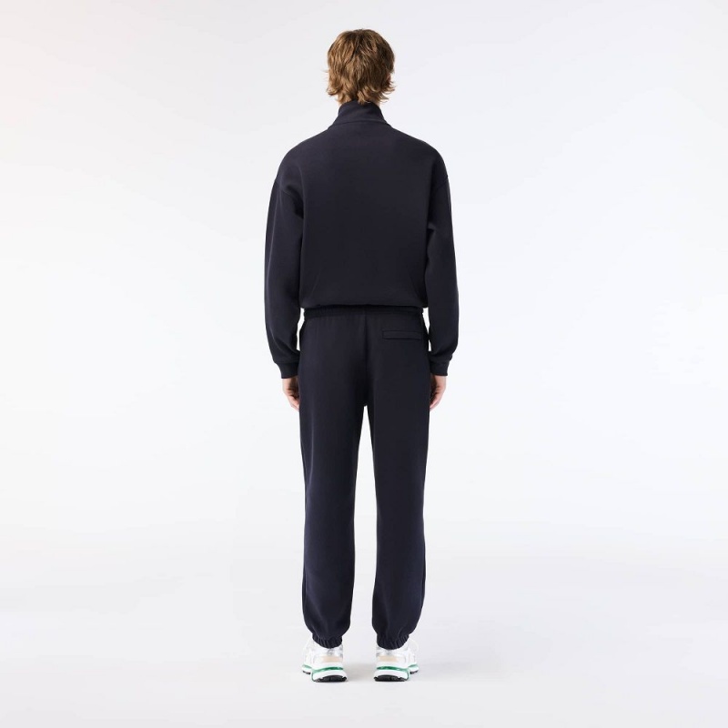 Men's Lacoste Piqué Sweatpants Abysm blue | KGI259137