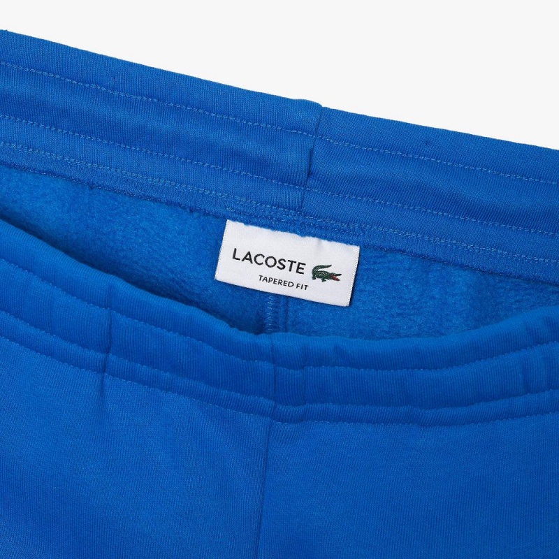 Men's Lacoste Printed Bands Sweatpants Blue | HJX914730