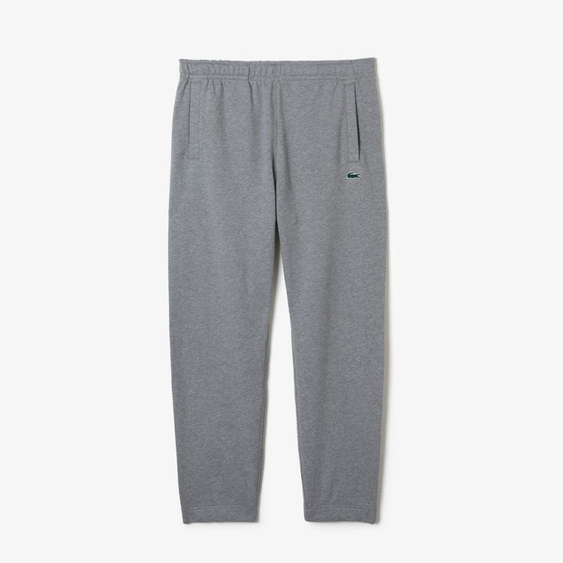 Men's Lacoste Printed Sweatpants Grey Chine | GNR084256