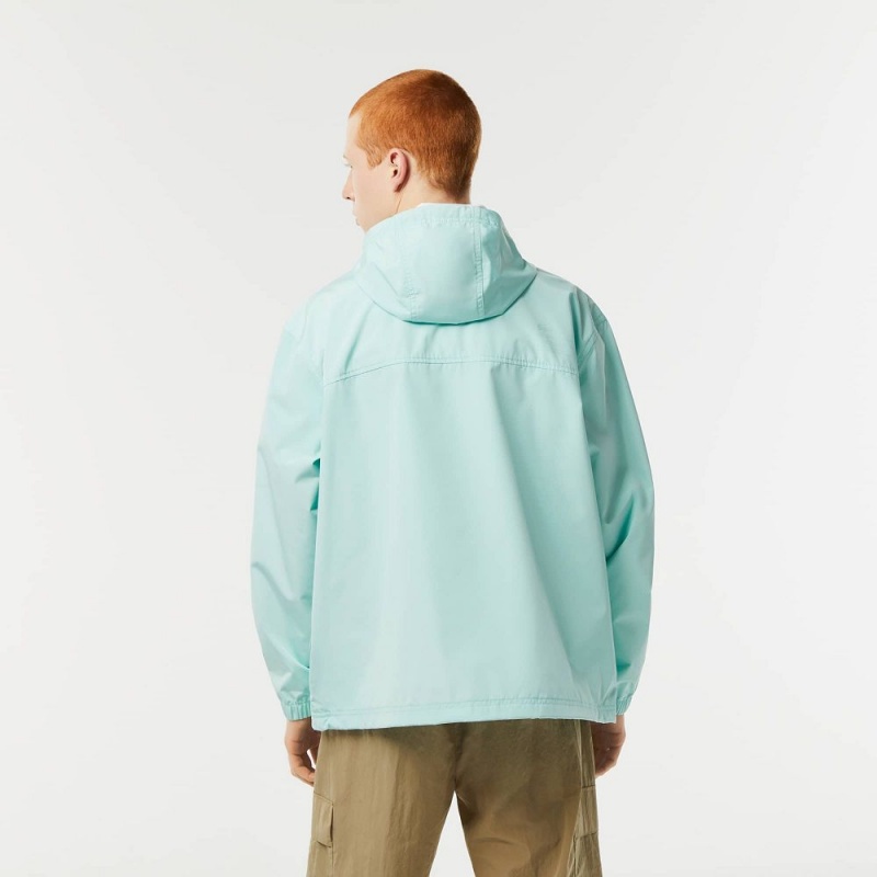 Men's Lacoste Pull-Over Jackets Mint | SLP530729