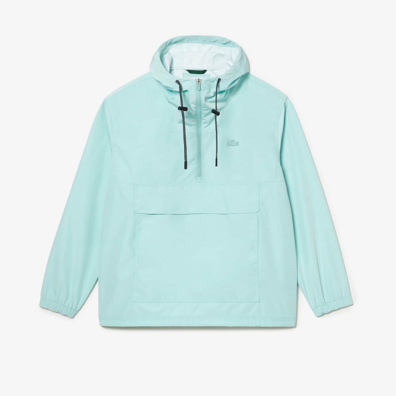 Men's Lacoste Pull-Over Jackets Mint | SLP530729