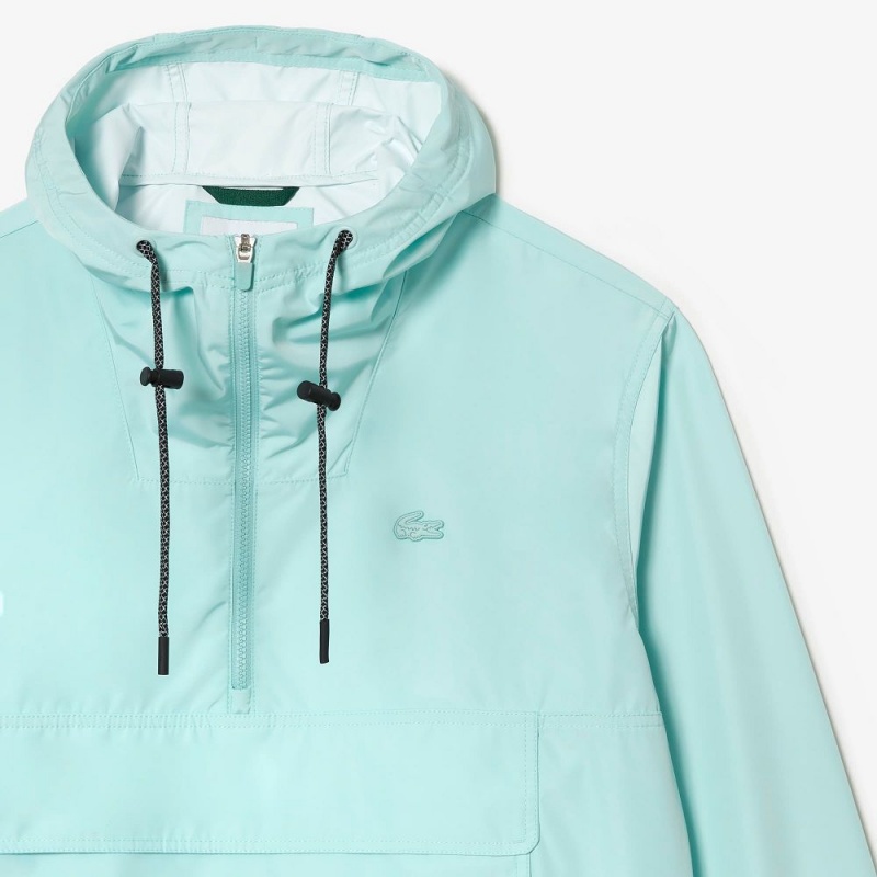 Men's Lacoste Pull-Over Jackets Mint | SLP530729