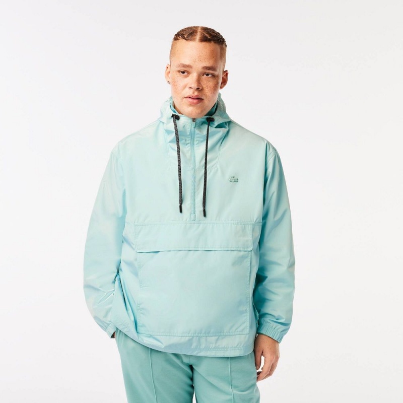 Men's Lacoste Pull-Over Jackets Mint | SLP530729