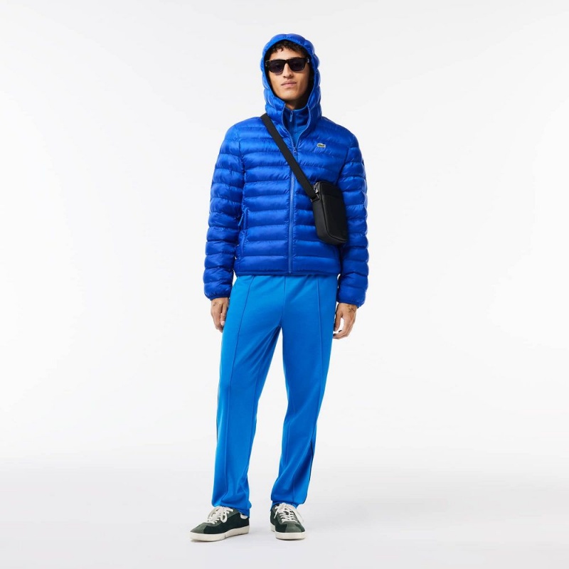 Men's Lacoste Quilted Jackets Gentian blue | TVZ608325