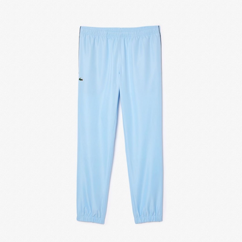 Men's Lacoste Recycled Fabric Tennis Tracksuits Pastel blue | EGY312069