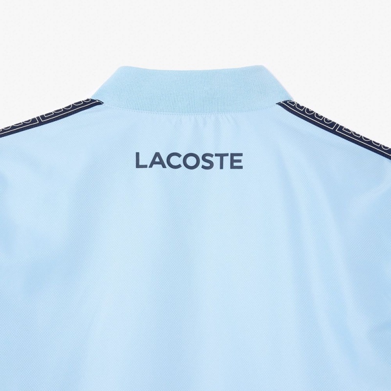 Men's Lacoste Recycled Fabric Tennis Tracksuits Pastel blue | EGY312069