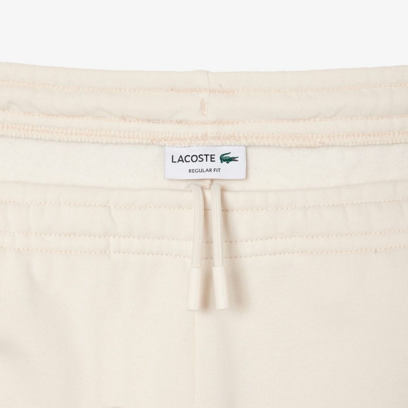 Men's Lacoste Regular Fit Colorblock Joggers White Brown Navy Blue | LSV615394