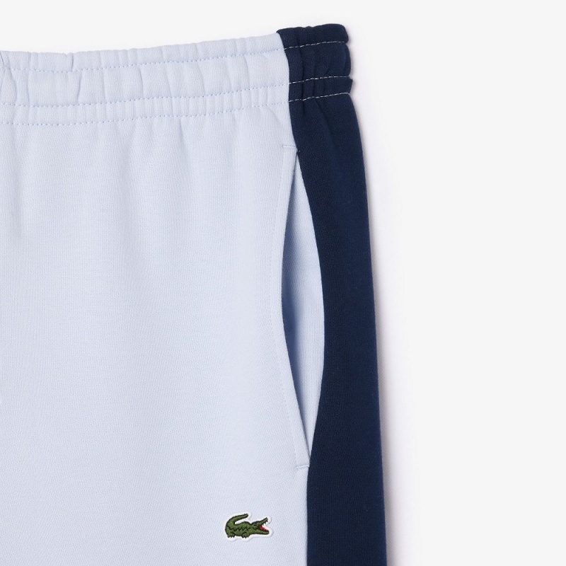 Men's Lacoste Regular Fit Colorblock Joggers Light Blue Navy Blue White | UIN814935