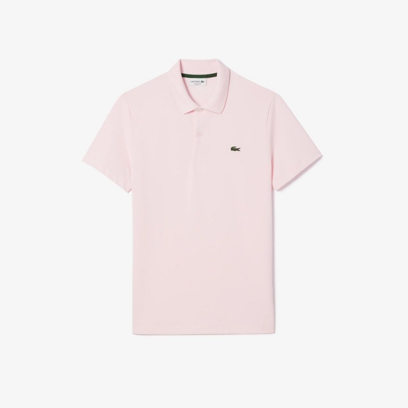 Men's Lacoste Regular Fit Cotton Blend Polo Shirts Light Pink | JWM249851