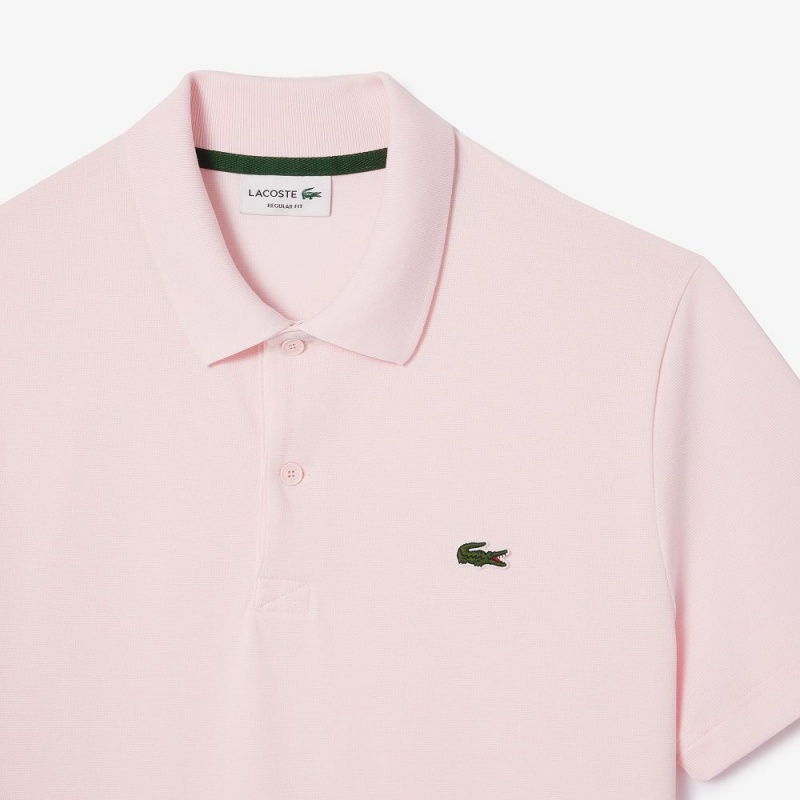 Men's Lacoste Regular Fit Cotton Blend Polo Shirts Light Pink | JWM249851