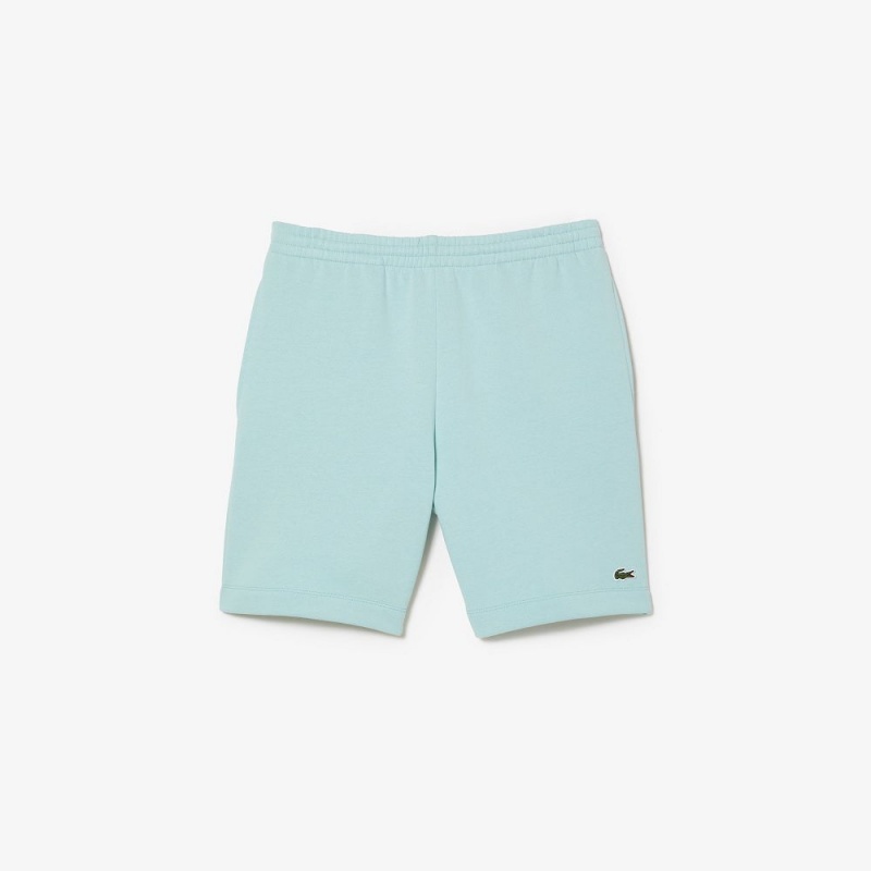 Men's Lacoste Regular Fit Fleece Shorts Mint | ZKY265793