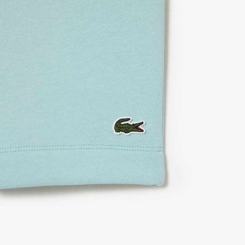 Men's Lacoste Regular Fit Fleece Shorts Mint | ZKY265793