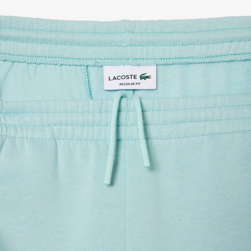 Men's Lacoste Regular Fit Fleece Shorts Mint | ZKY265793