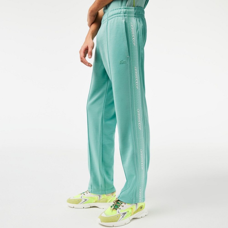 Men's Lacoste Regular Fit Piqué Sweatpants Green | CLX298016