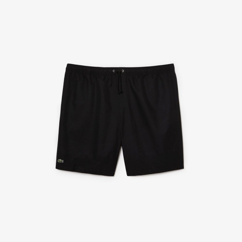 Men's Lacoste SPORT Big Fit Relaxed Fit Lined Shorts Black | NFV283695