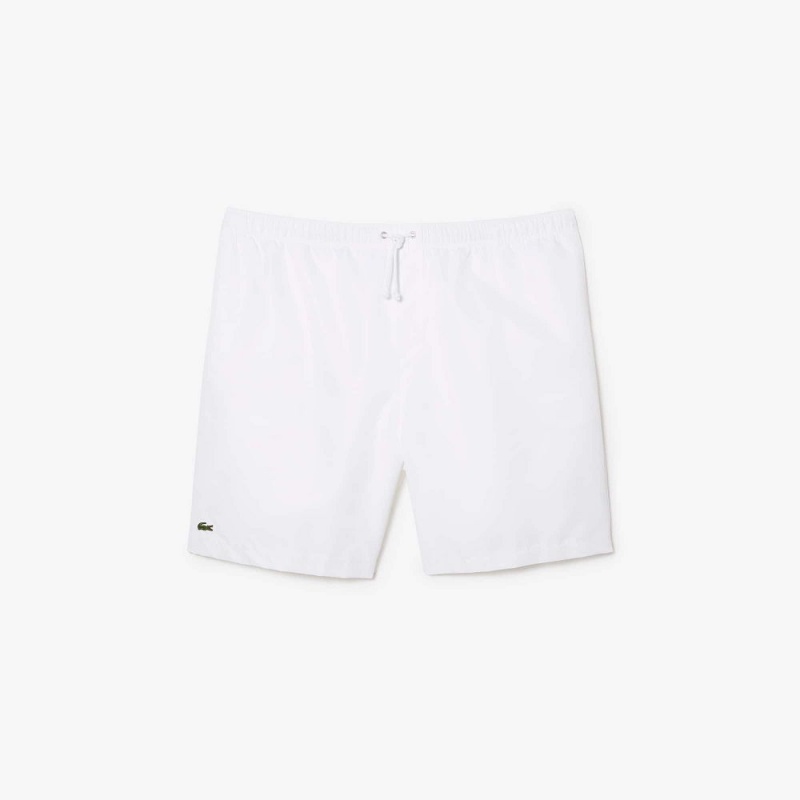 Men's Lacoste SPORT Big Fit Relaxed Fit Lined Shorts White | PJC123450