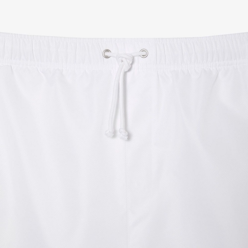 Men's Lacoste SPORT Big Fit Relaxed Fit Lined Shorts White | PJC123450