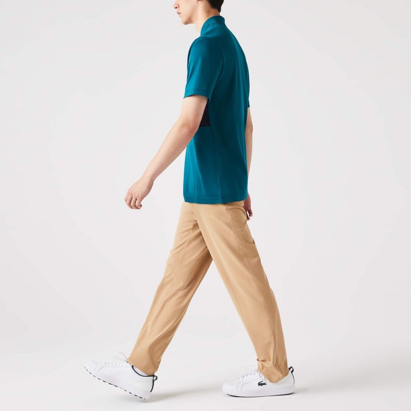 Men's Lacoste SPORT Golf Chinos Pants Beige | LQE609172