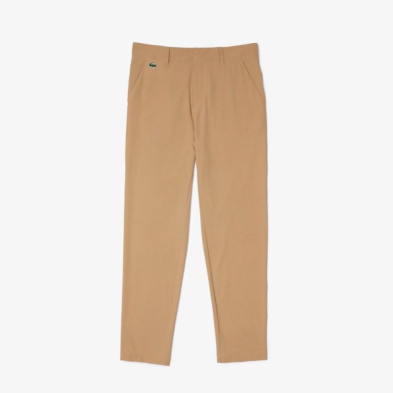 Men's Lacoste SPORT Golf Chinos Pants Beige | LQE609172