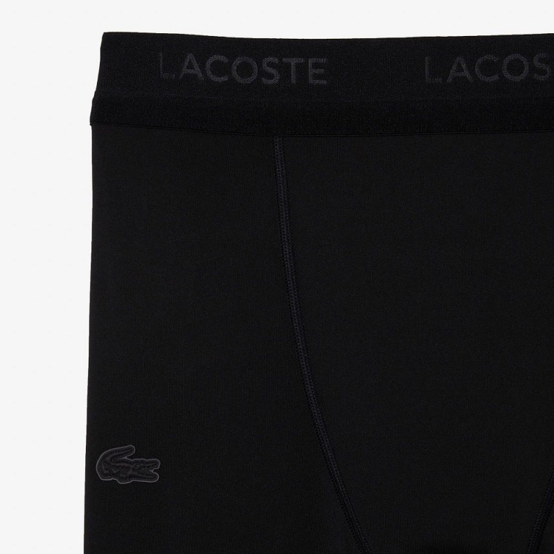 Men's Lacoste SPORT Leggings Pants Black | WPC863124