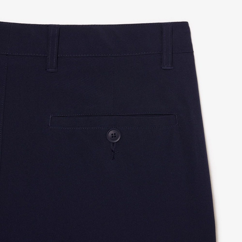 Men's Lacoste SPORT Lightweight Stretch Golf Shorts Navy Blue | CVK402716