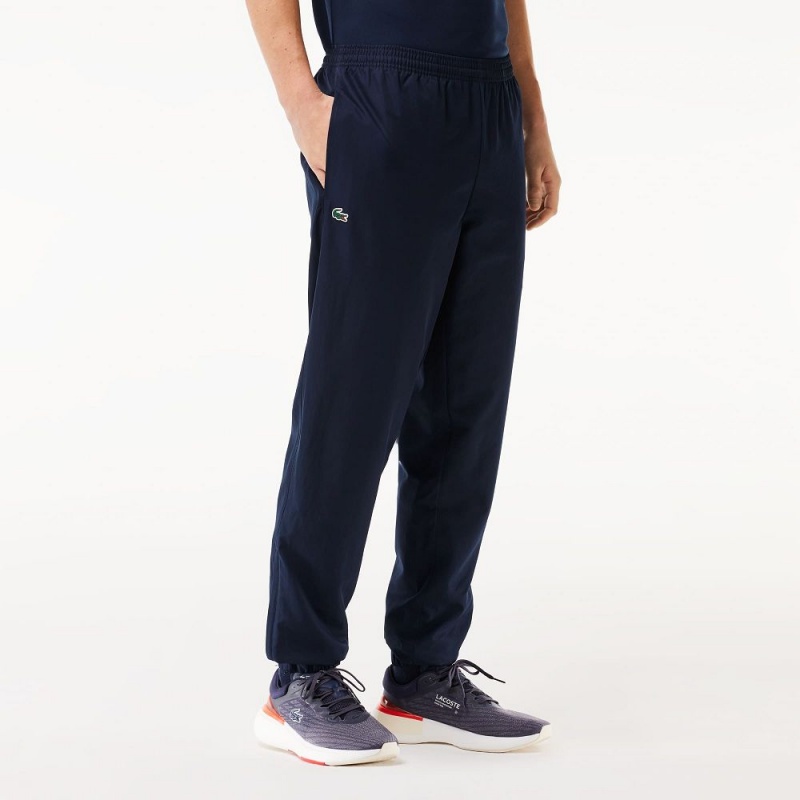 Men's Lacoste SPORT Lightweight Sweatpants Navy Blue | ZXS184956