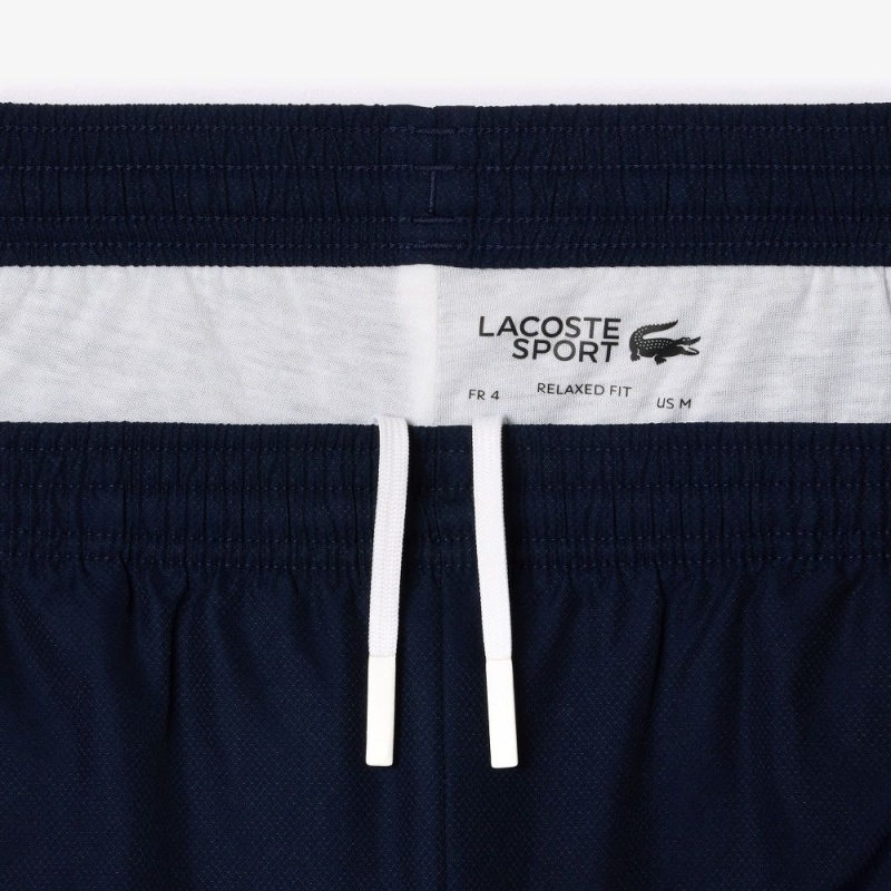 Men's Lacoste SPORT Lightweight Sweatpants Navy Blue | ZXS184956