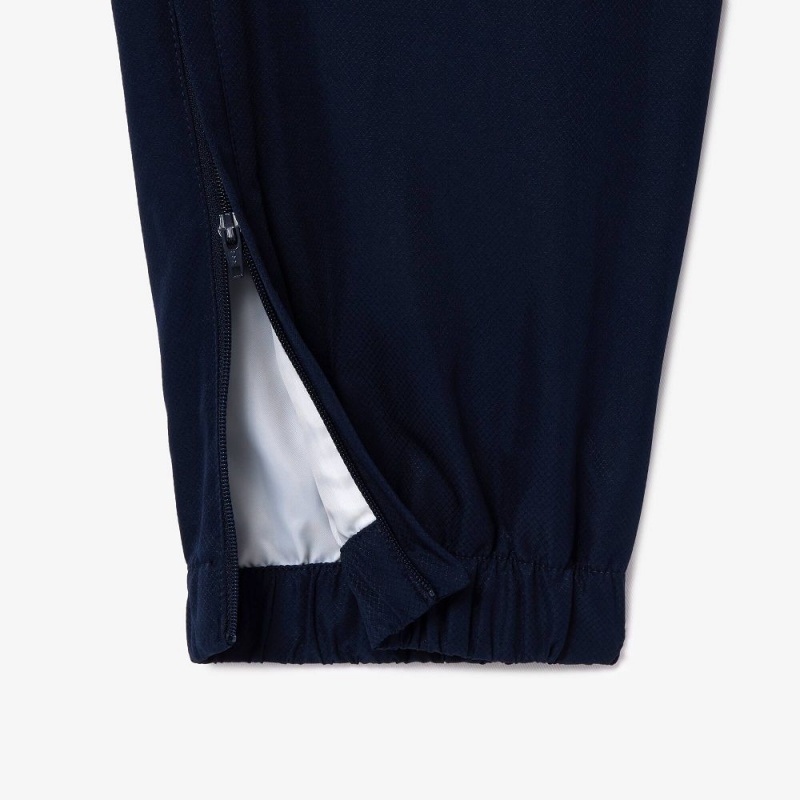 Men's Lacoste SPORT Lightweight Sweatpants Navy Blue | ZXS184956