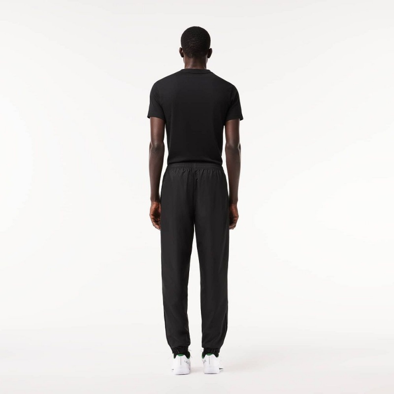 Men's Lacoste SPORT Lightweight Sweatpants Black | FGZ163709