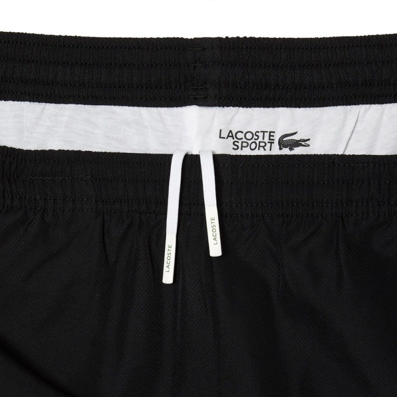 Men's Lacoste SPORT Lightweight Sweatpants Black | FGZ163709