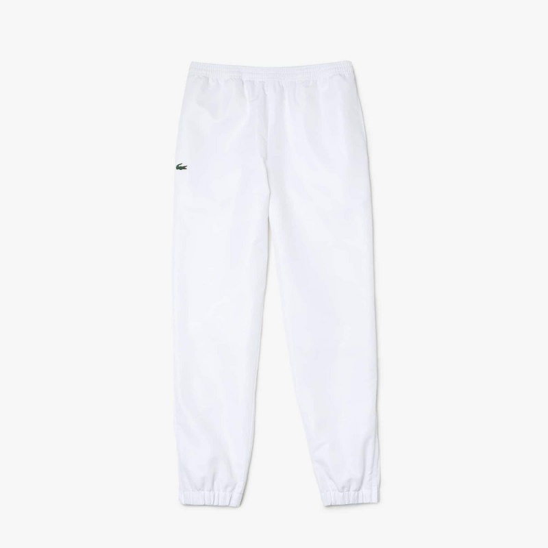 Men's Lacoste SPORT Lightweight Sweatpants White | XAH928657