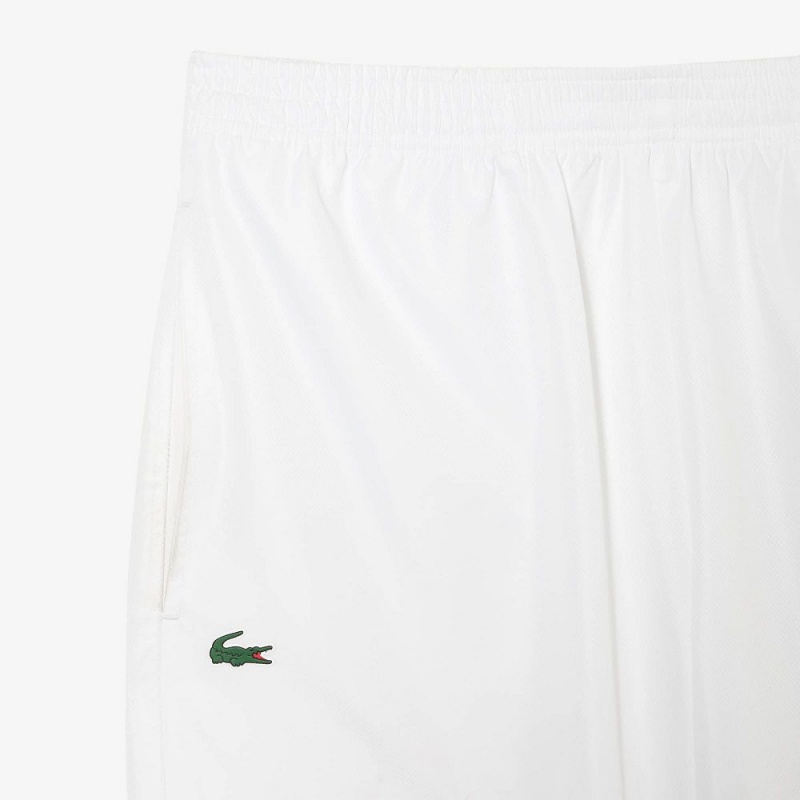 Men's Lacoste SPORT Lightweight Sweatpants White | XAH928657