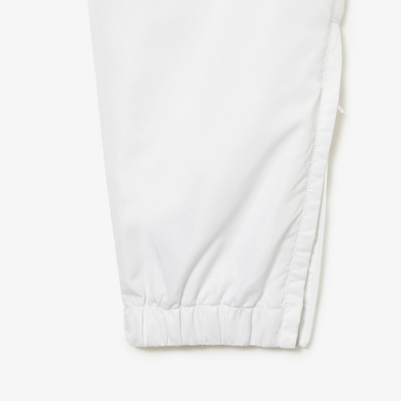 Men's Lacoste SPORT Lightweight Sweatpants White | XAH928657