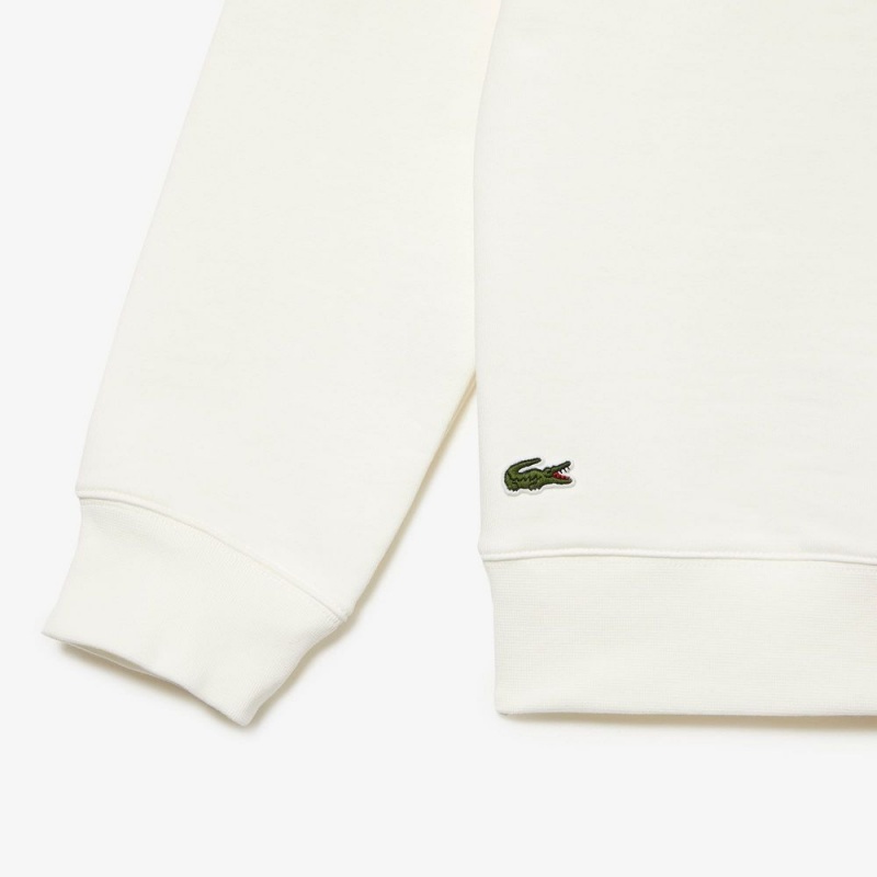 Men's Lacoste SPORT Roland Garros Edition Hoodie White | AOZ402791