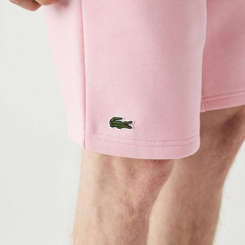 Men's Lacoste SPORT Tennis Fleece Shorts Lotus pink | RKM231850