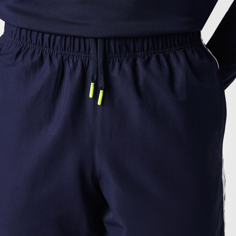 Men's Lacoste SPORT Tennis Shorts Navy Blue | MIA489721