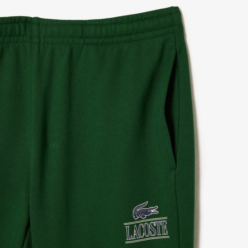 Men's Lacoste Signature Print Sweatpants Pine green | KGZ198436