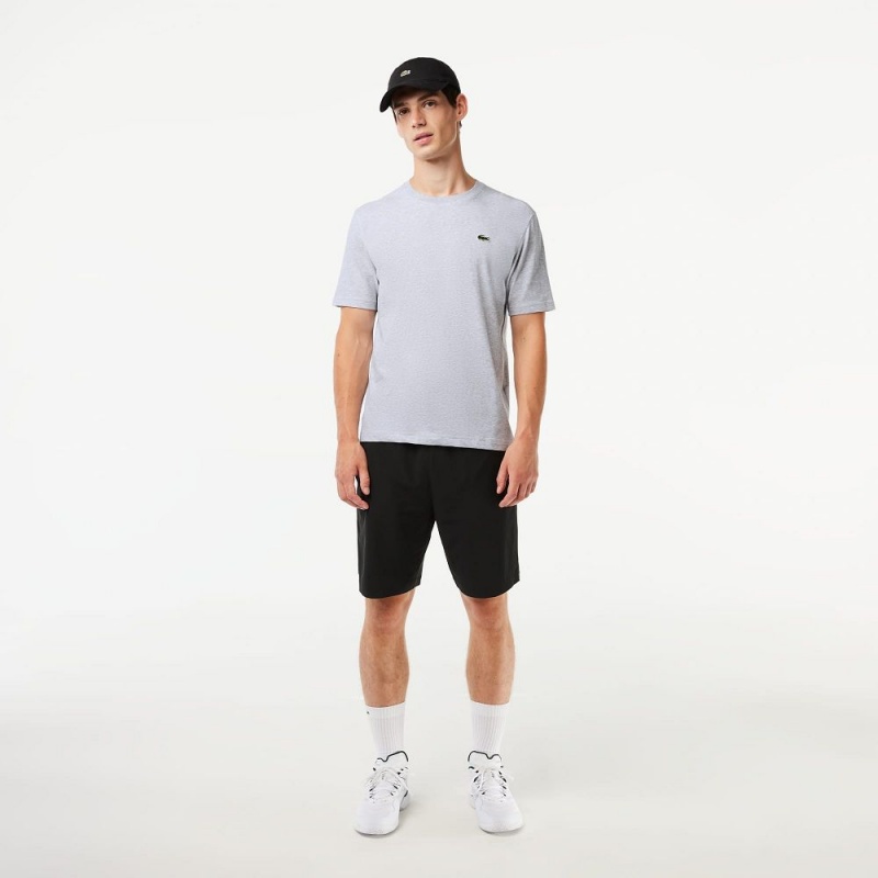 Men's Lacoste Sport Breathable T-Shirt Grey Chine | RDK957428