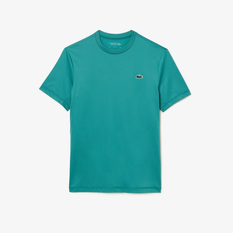 Men's Lacoste Sport Slim Fit Stretch Jersey T-Shirt Blue | PYB863094