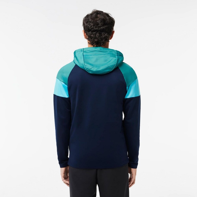 Men's Lacoste Stretch Sweatshirt Blue Navy Blue | OBG506798