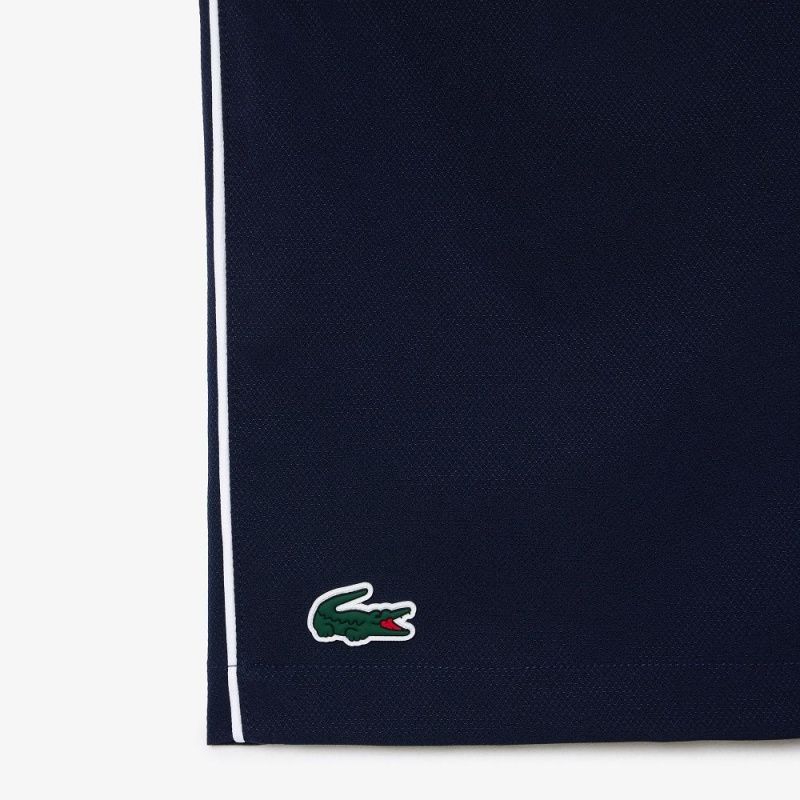 Men's Lacoste Stretch Tennis Shorts Navy Blue Blue | NSP350718