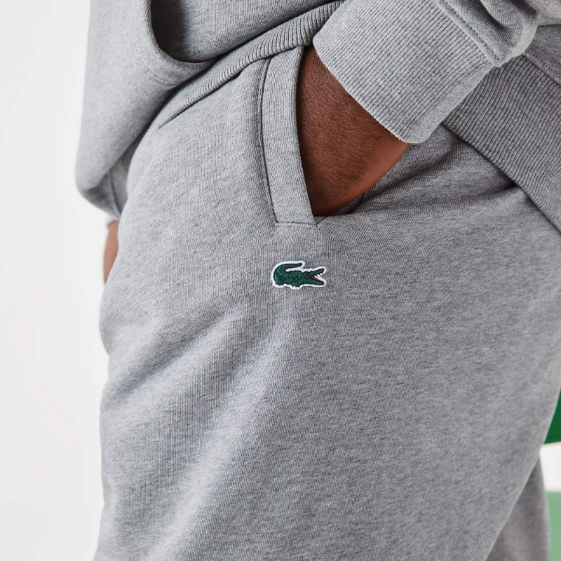 Men's Lacoste Tall Fit Cotton Sweatpants Grey Chine | LBP923516