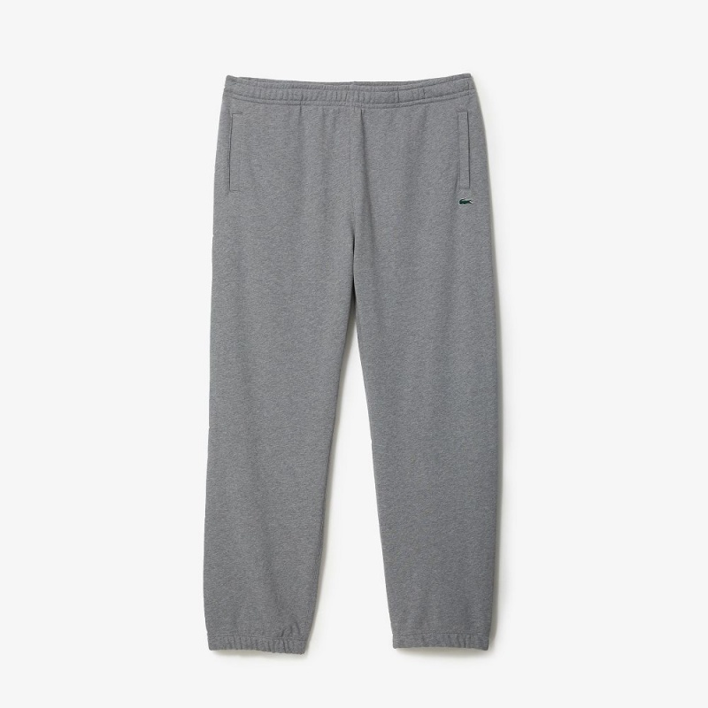 Men's Lacoste Tall Fit Cotton Sweatpants Grey Chine | LBP923516