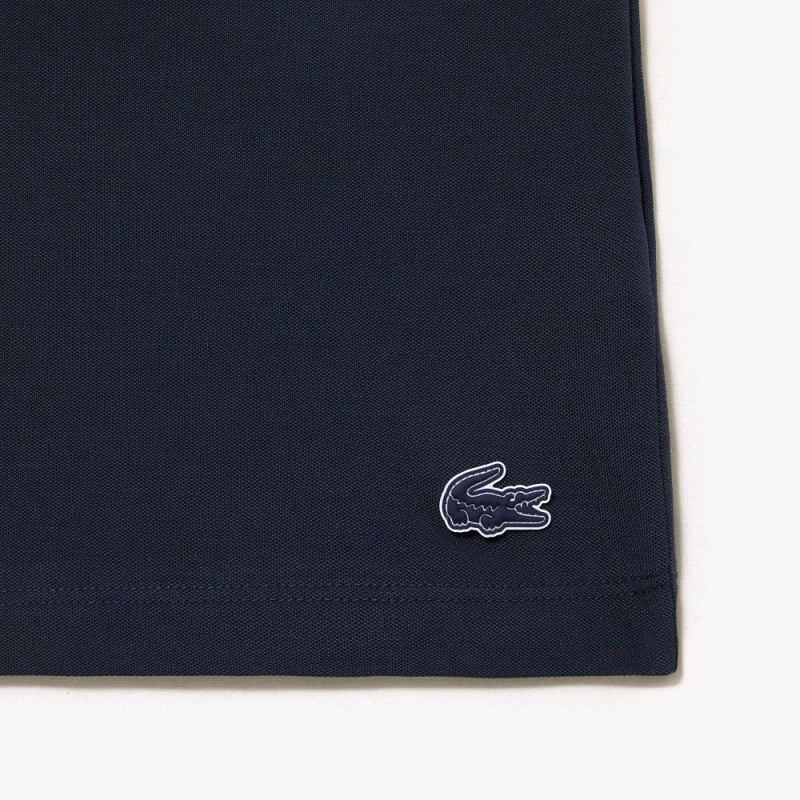 Men's Lacoste Tall Fit Logo T-Shirt Blue | LGB697358